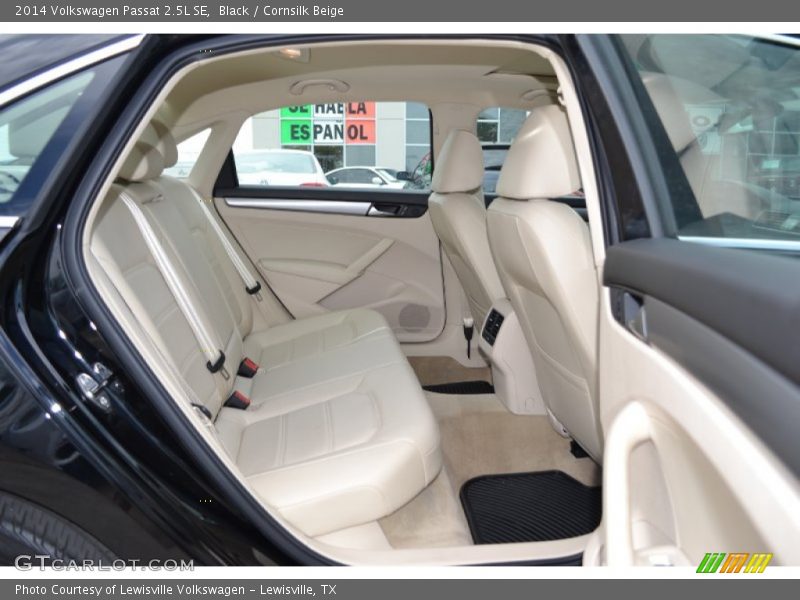 Black / Cornsilk Beige 2014 Volkswagen Passat 2.5L SE