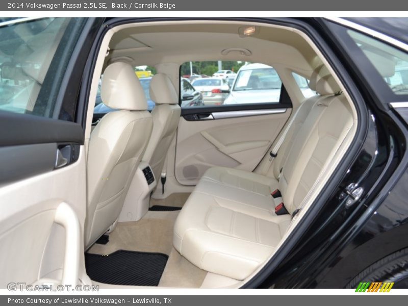 Black / Cornsilk Beige 2014 Volkswagen Passat 2.5L SE