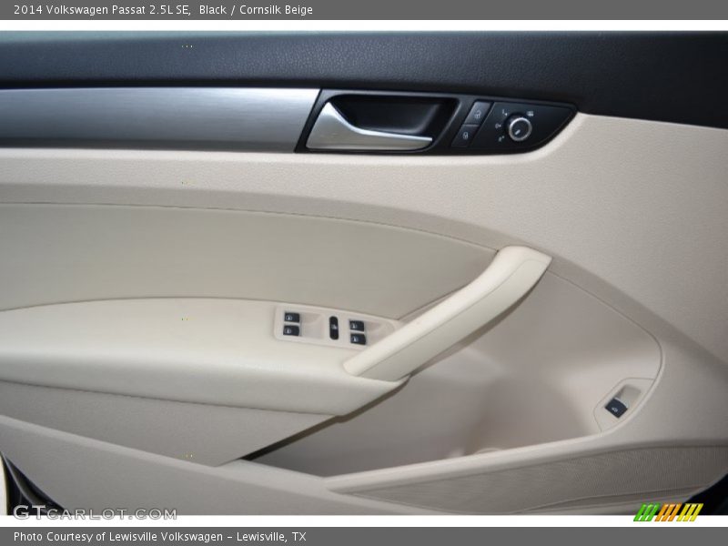 Black / Cornsilk Beige 2014 Volkswagen Passat 2.5L SE