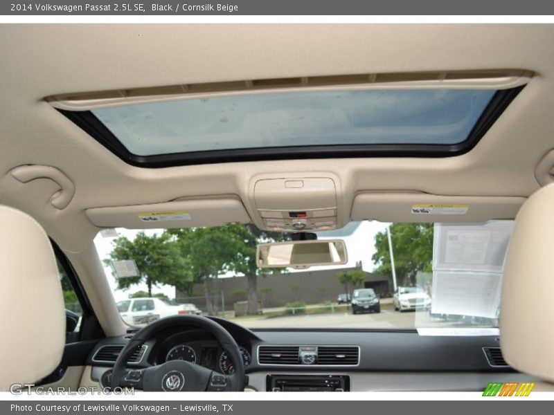Black / Cornsilk Beige 2014 Volkswagen Passat 2.5L SE