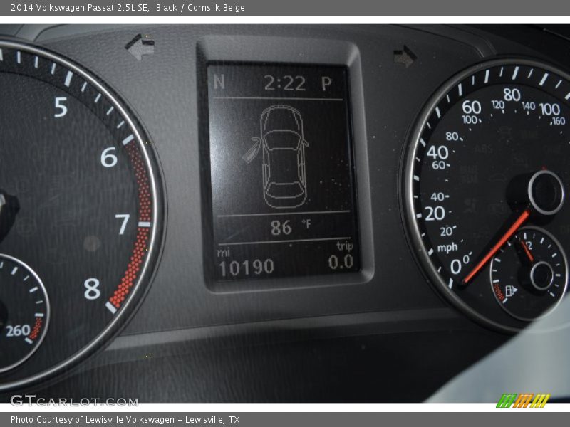 Black / Cornsilk Beige 2014 Volkswagen Passat 2.5L SE