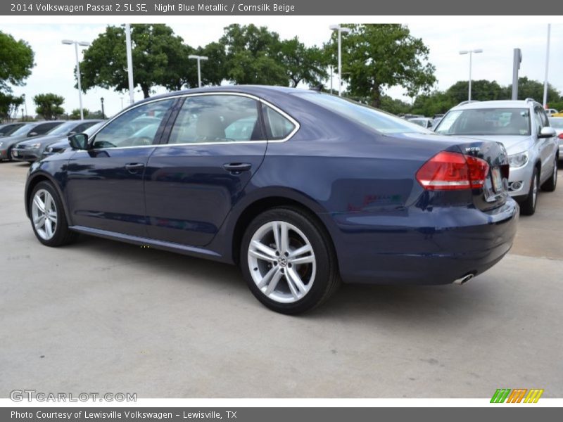 Night Blue Metallic / Cornsilk Beige 2014 Volkswagen Passat 2.5L SE
