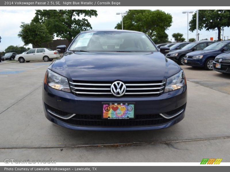 Night Blue Metallic / Cornsilk Beige 2014 Volkswagen Passat 2.5L SE