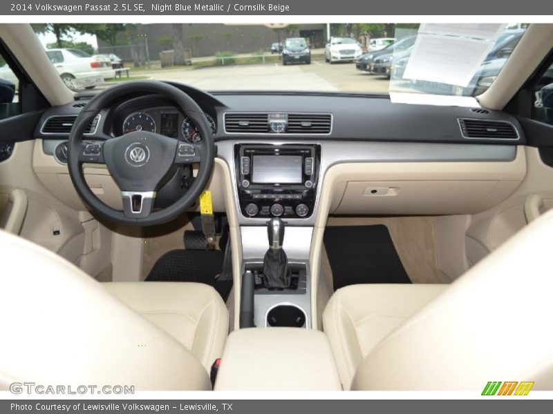 Night Blue Metallic / Cornsilk Beige 2014 Volkswagen Passat 2.5L SE