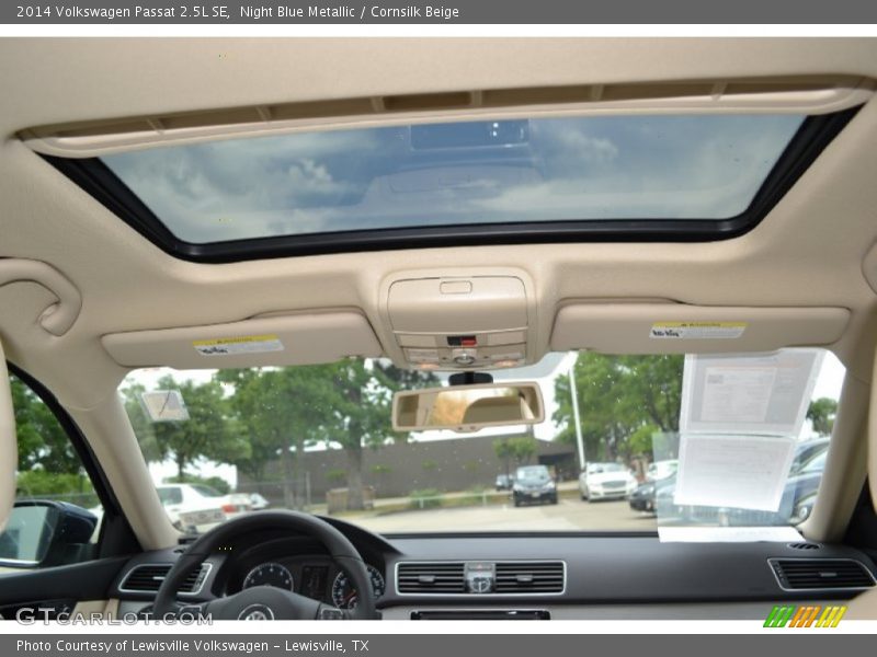 Night Blue Metallic / Cornsilk Beige 2014 Volkswagen Passat 2.5L SE