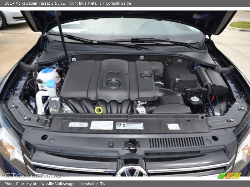 Night Blue Metallic / Cornsilk Beige 2014 Volkswagen Passat 2.5L SE
