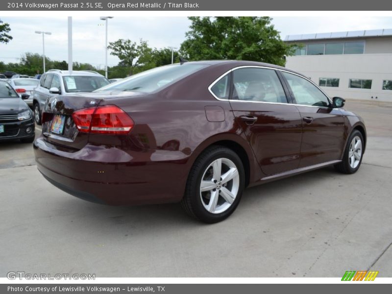 Opera Red Metallic / Titan Black 2014 Volkswagen Passat 2.5L SE