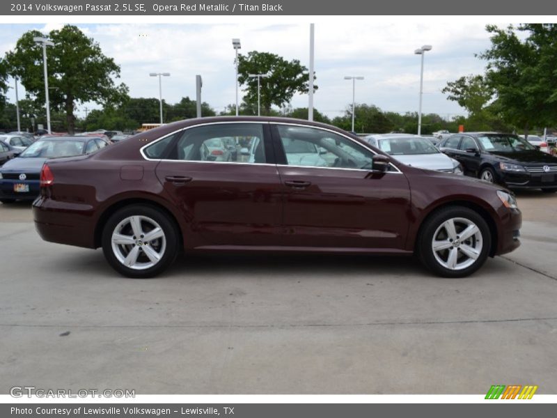 Opera Red Metallic / Titan Black 2014 Volkswagen Passat 2.5L SE