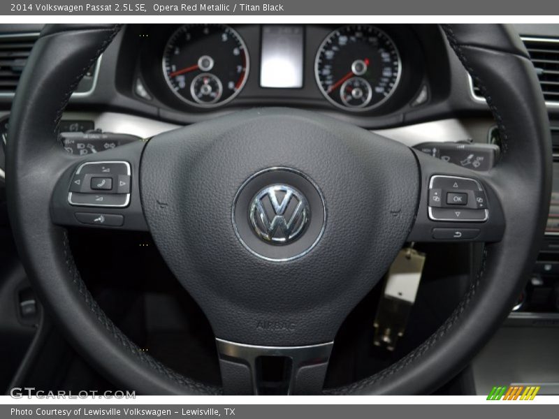Opera Red Metallic / Titan Black 2014 Volkswagen Passat 2.5L SE