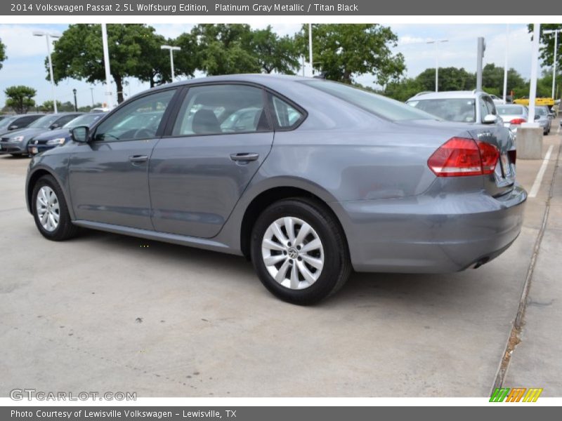 Platinum Gray Metallic / Titan Black 2014 Volkswagen Passat 2.5L Wolfsburg Edition