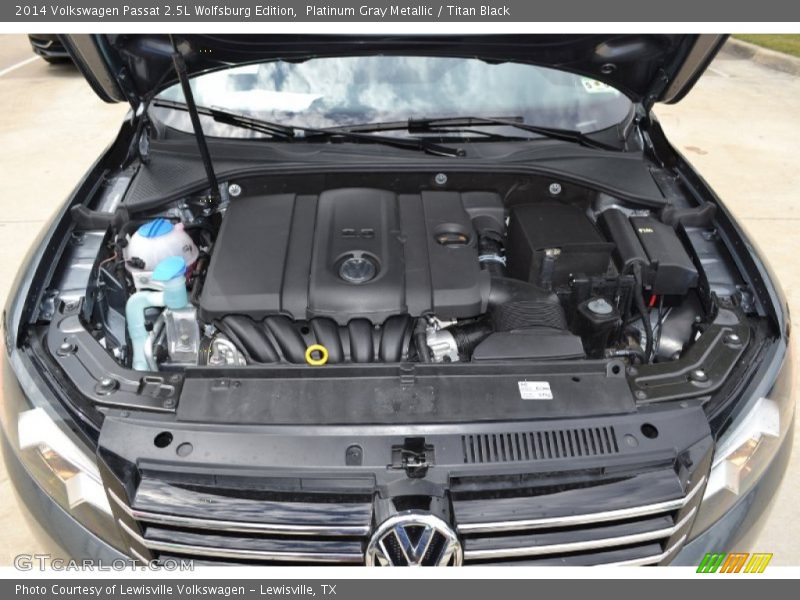 Platinum Gray Metallic / Titan Black 2014 Volkswagen Passat 2.5L Wolfsburg Edition