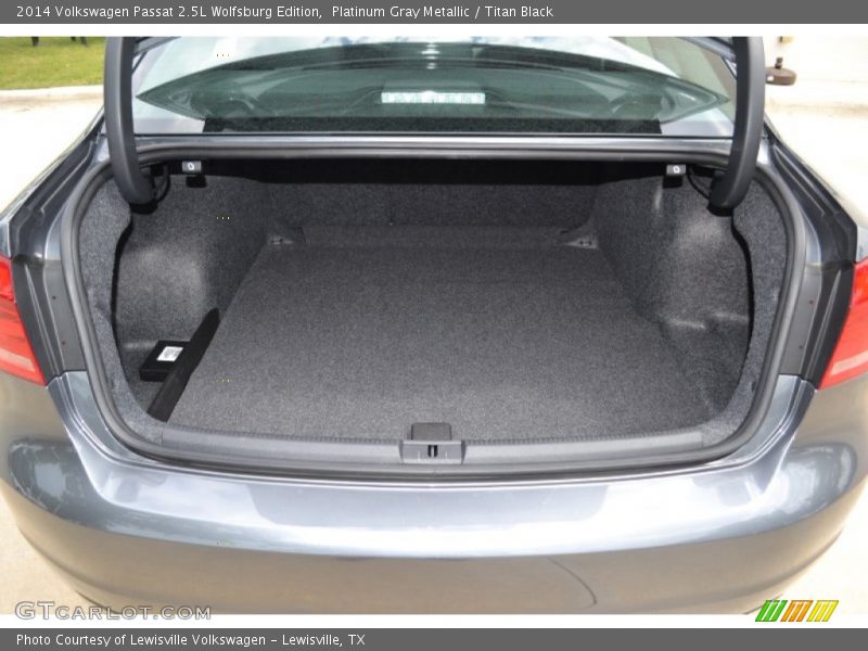 Platinum Gray Metallic / Titan Black 2014 Volkswagen Passat 2.5L Wolfsburg Edition
