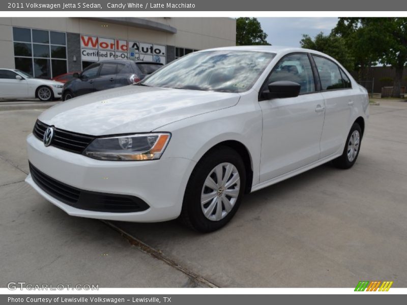 Candy White / Latte Macchiato 2011 Volkswagen Jetta S Sedan