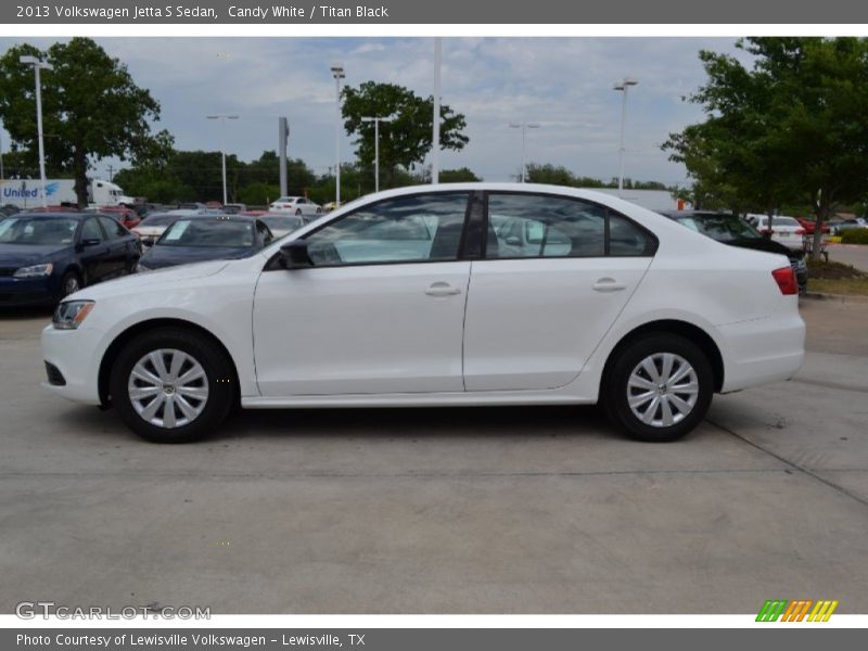 Candy White / Titan Black 2013 Volkswagen Jetta S Sedan