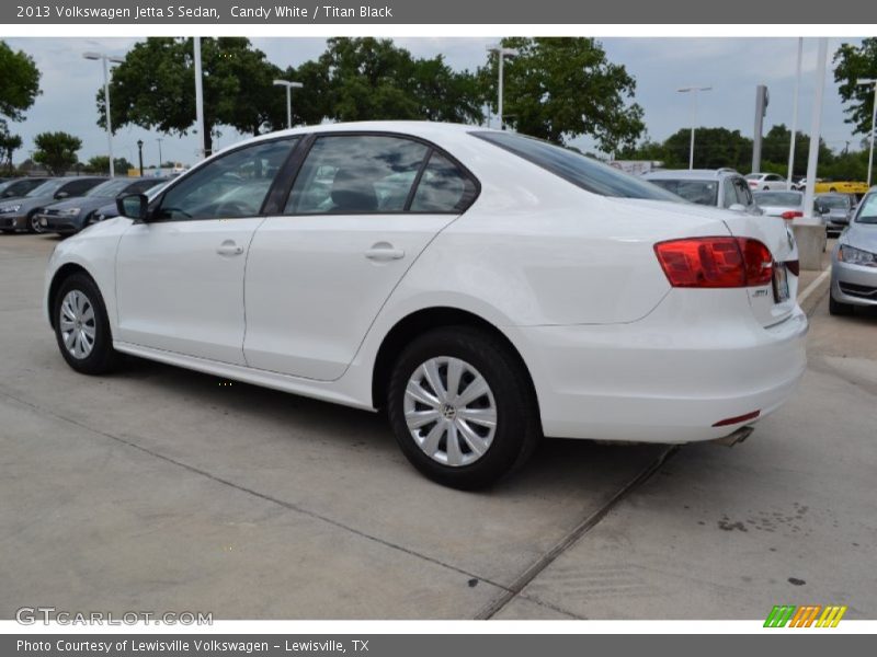 Candy White / Titan Black 2013 Volkswagen Jetta S Sedan