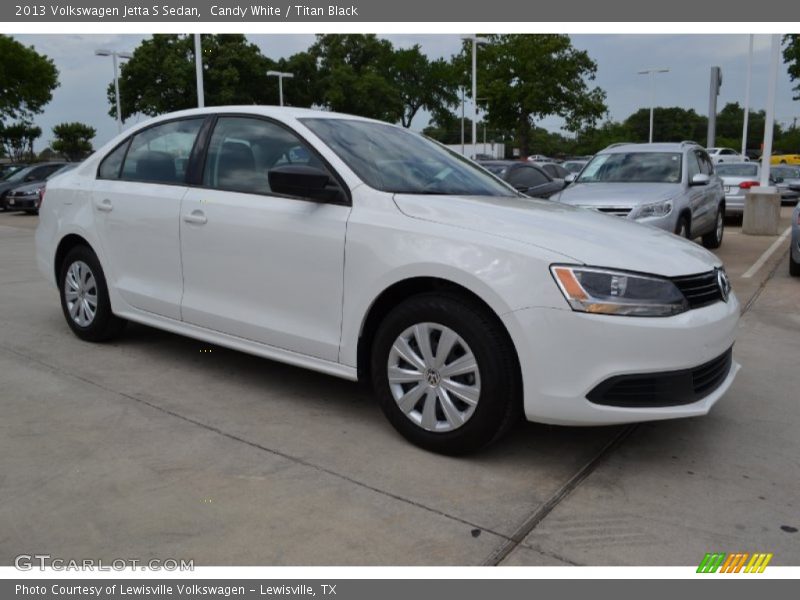 Candy White / Titan Black 2013 Volkswagen Jetta S Sedan