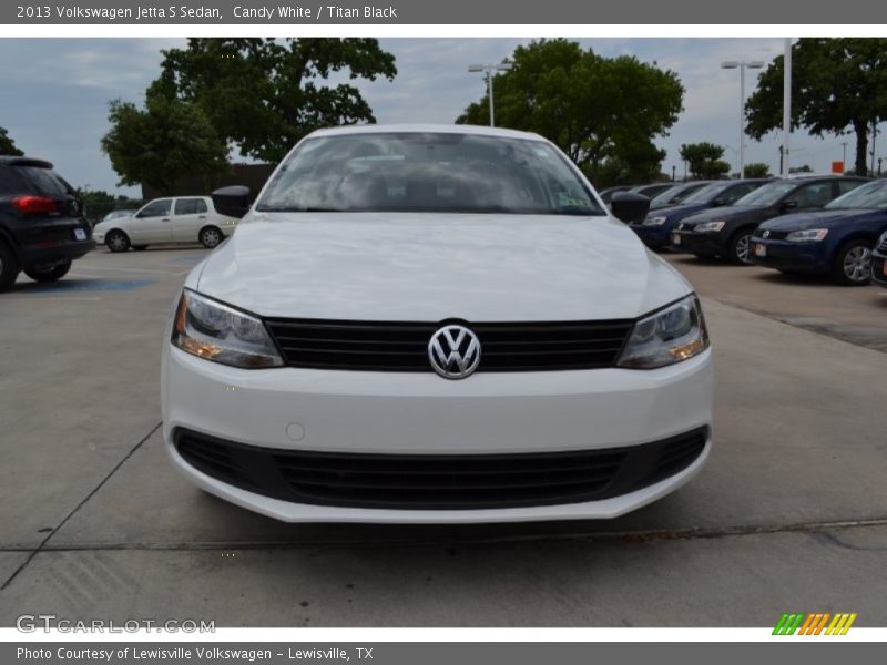 Candy White / Titan Black 2013 Volkswagen Jetta S Sedan