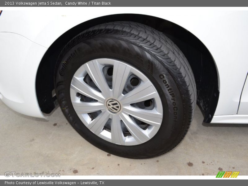 Candy White / Titan Black 2013 Volkswagen Jetta S Sedan