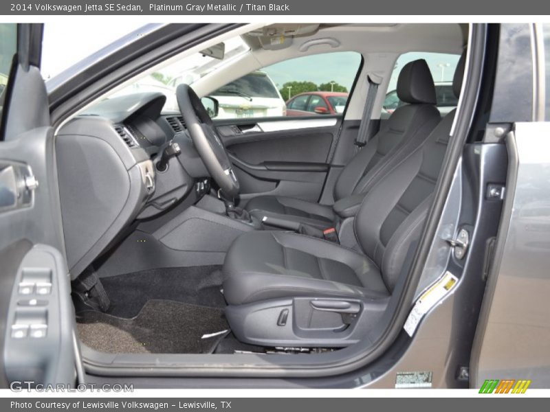 Platinum Gray Metallic / Titan Black 2014 Volkswagen Jetta SE Sedan