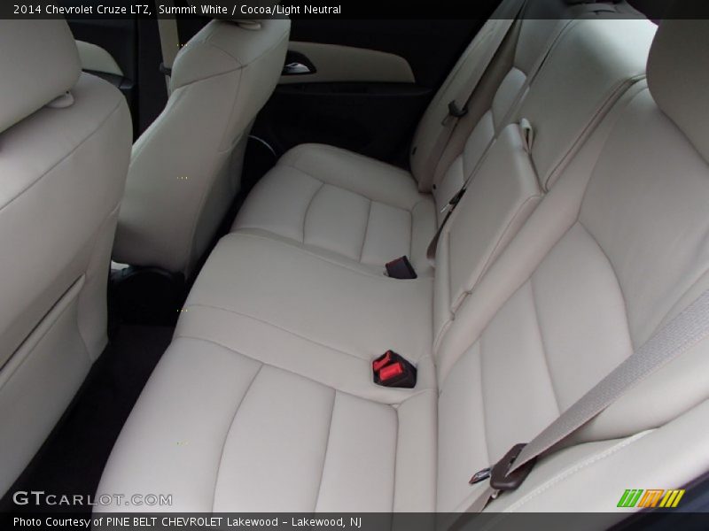 Summit White / Cocoa/Light Neutral 2014 Chevrolet Cruze LTZ