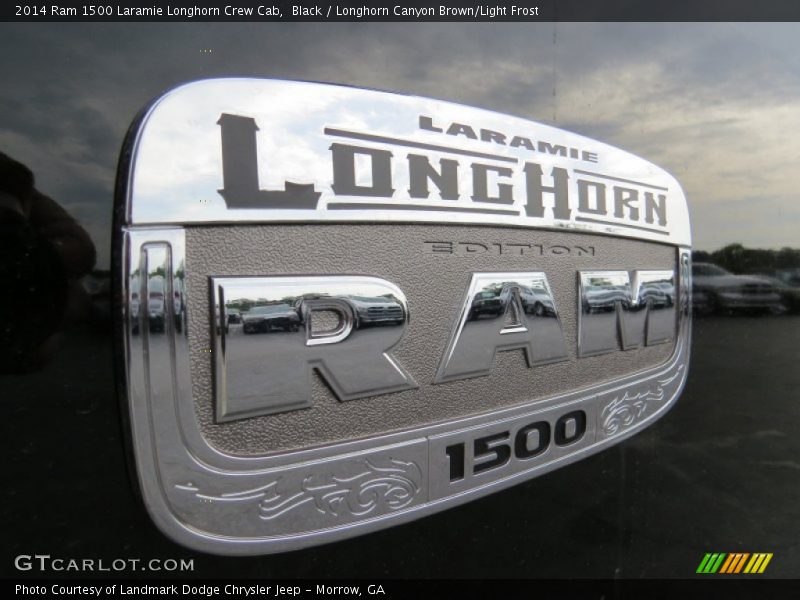 Black / Longhorn Canyon Brown/Light Frost 2014 Ram 1500 Laramie Longhorn Crew Cab
