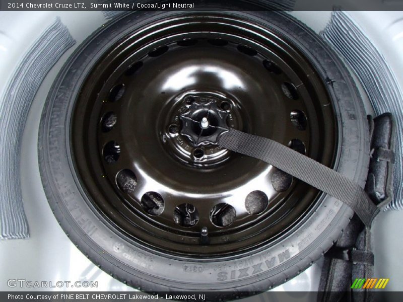Summit White / Cocoa/Light Neutral 2014 Chevrolet Cruze LTZ