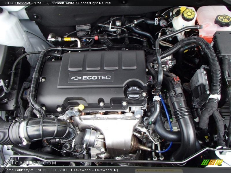 Summit White / Cocoa/Light Neutral 2014 Chevrolet Cruze LTZ