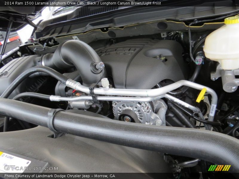 Black / Longhorn Canyon Brown/Light Frost 2014 Ram 1500 Laramie Longhorn Crew Cab