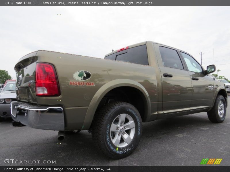 Prairie Pearl Coat / Canyon Brown/Light Frost Beige 2014 Ram 1500 SLT Crew Cab 4x4