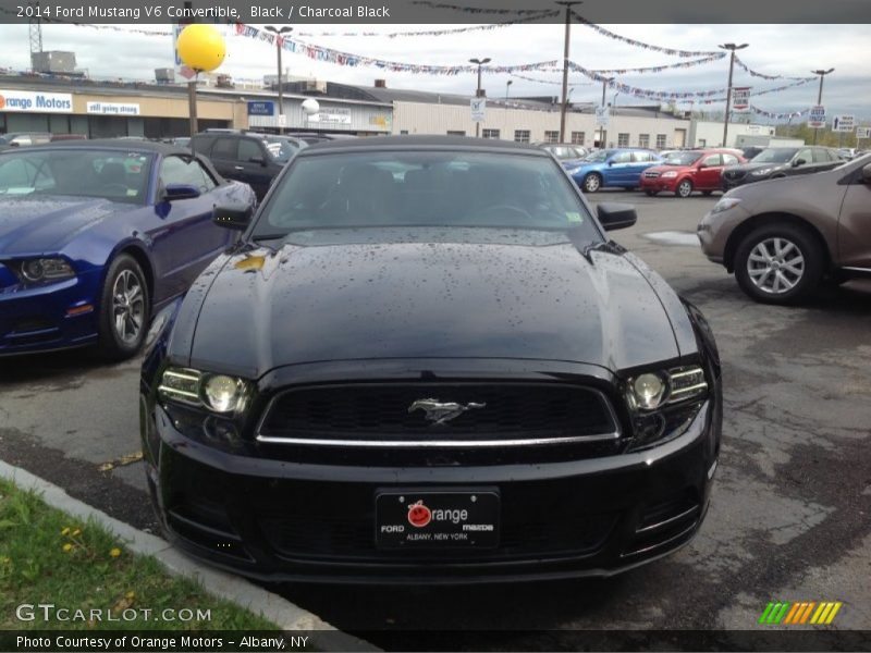 Black / Charcoal Black 2014 Ford Mustang V6 Convertible