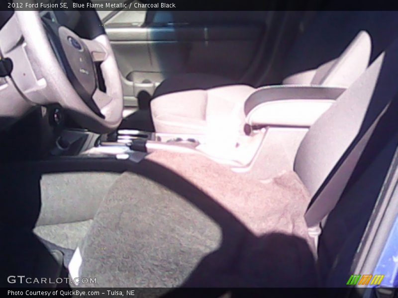 Blue Flame Metallic / Charcoal Black 2012 Ford Fusion SE