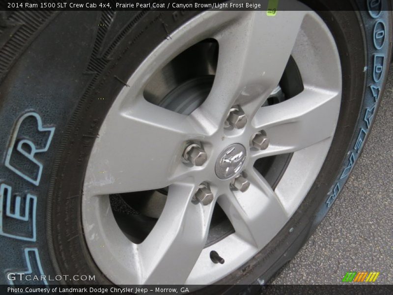 Prairie Pearl Coat / Canyon Brown/Light Frost Beige 2014 Ram 1500 SLT Crew Cab 4x4