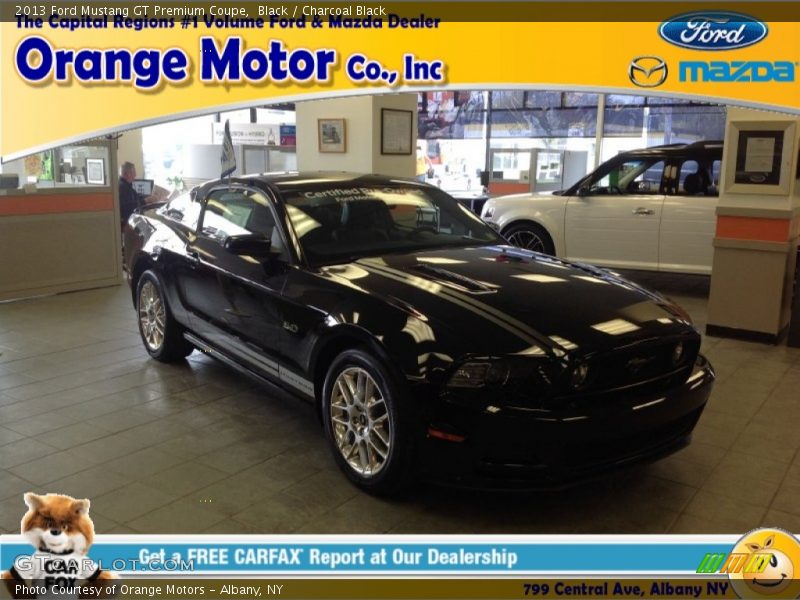 Black / Charcoal Black 2013 Ford Mustang GT Premium Coupe