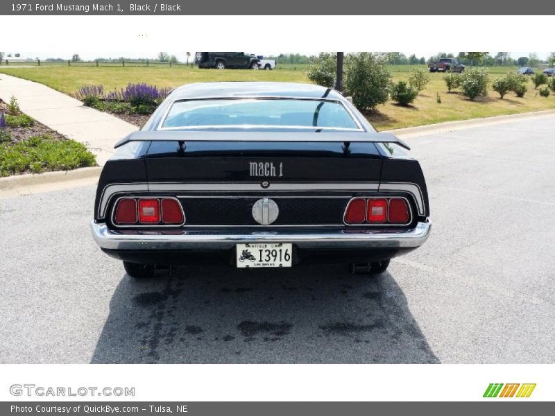 Black / Black 1971 Ford Mustang Mach 1