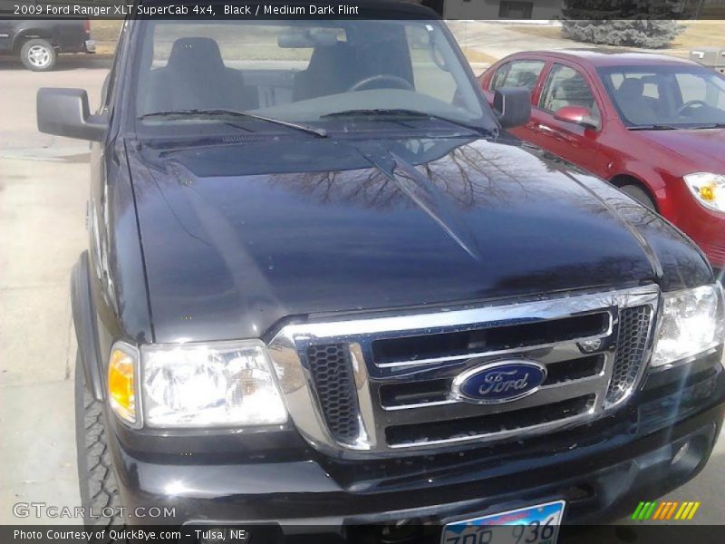 Black / Medium Dark Flint 2009 Ford Ranger XLT SuperCab 4x4