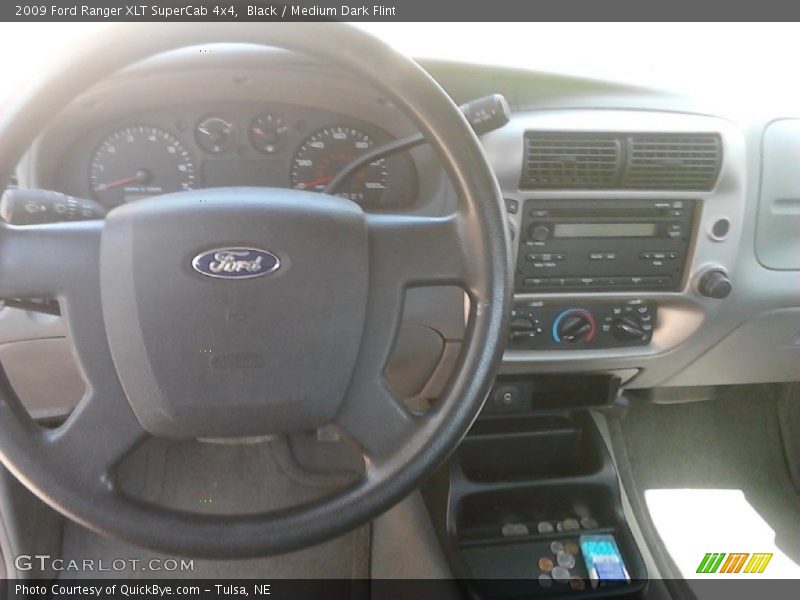 Black / Medium Dark Flint 2009 Ford Ranger XLT SuperCab 4x4