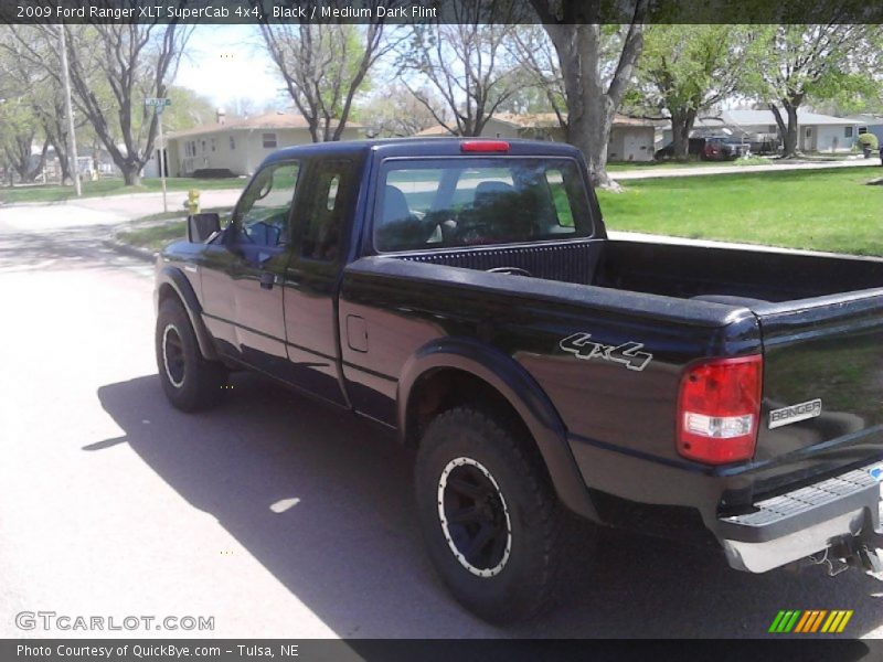 Black / Medium Dark Flint 2009 Ford Ranger XLT SuperCab 4x4