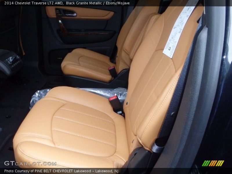 Black Granite Metallic / Ebony/Mojave 2014 Chevrolet Traverse LTZ AWD