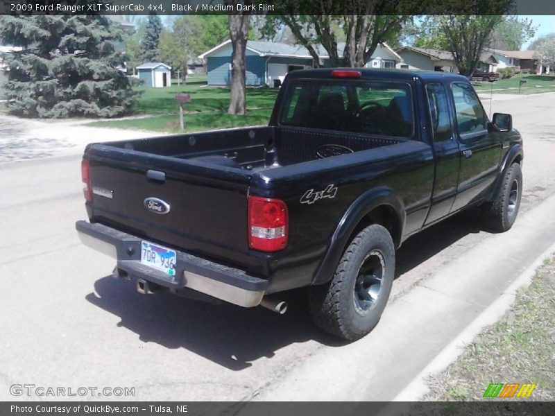 Black / Medium Dark Flint 2009 Ford Ranger XLT SuperCab 4x4