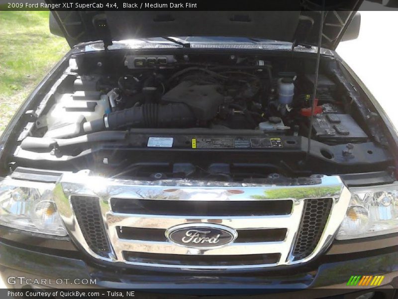 Black / Medium Dark Flint 2009 Ford Ranger XLT SuperCab 4x4