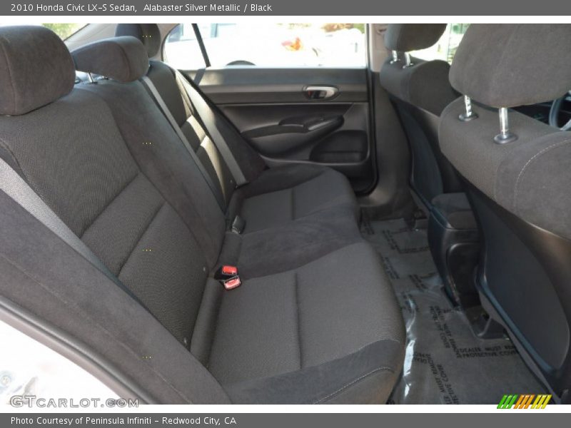 Alabaster Silver Metallic / Black 2010 Honda Civic LX-S Sedan