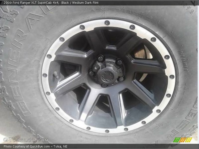 Black / Medium Dark Flint 2009 Ford Ranger XLT SuperCab 4x4