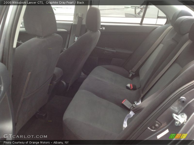 Graphite Gray Pearl / Black 2008 Mitsubishi Lancer GTS