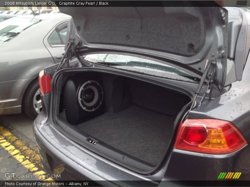 Graphite Gray Pearl / Black 2008 Mitsubishi Lancer GTS