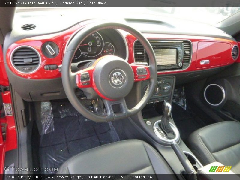 Tornado Red / Titan Black 2012 Volkswagen Beetle 2.5L