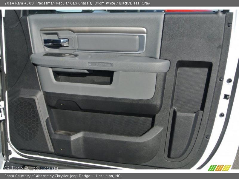 Bright White / Black/Diesel Gray 2014 Ram 4500 Tradesman Regular Cab Chassis