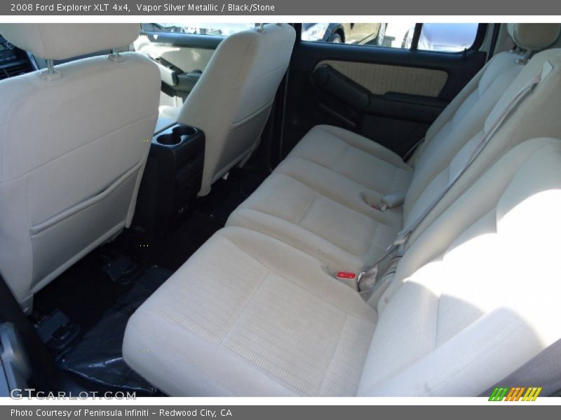 Vapor Silver Metallic / Black/Stone 2008 Ford Explorer XLT 4x4
