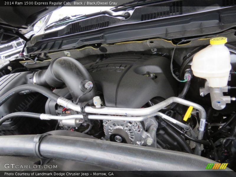Black / Black/Diesel Gray 2014 Ram 1500 Express Regular Cab