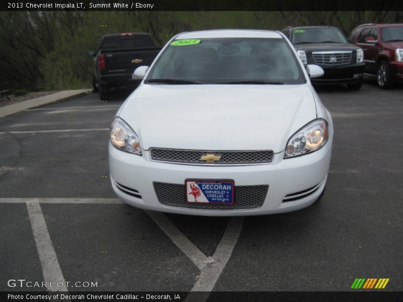 Summit White / Ebony 2013 Chevrolet Impala LT