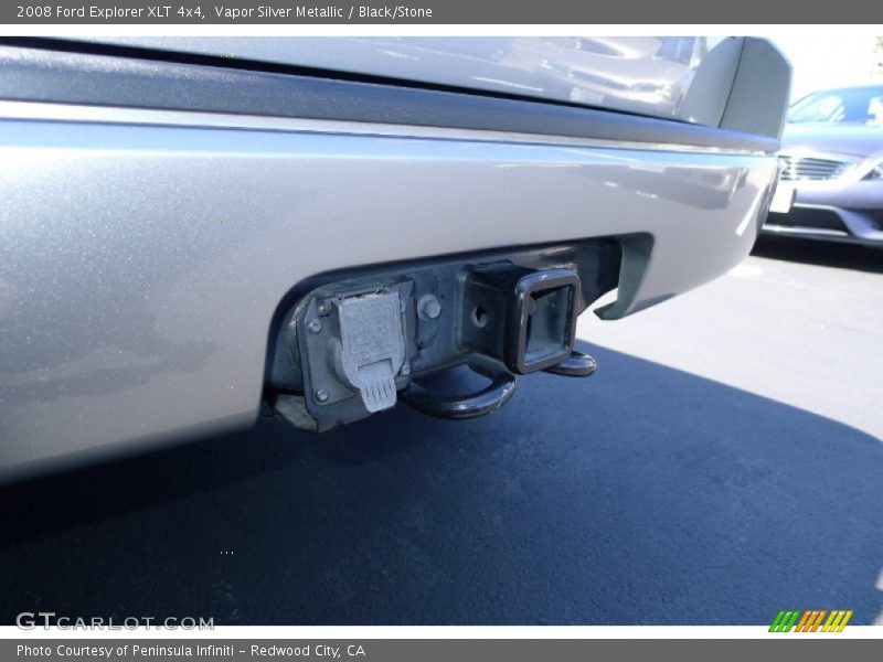 Vapor Silver Metallic / Black/Stone 2008 Ford Explorer XLT 4x4
